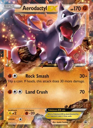 Aerodactyl EX #XY97, XY Black Star Holo, TCGdex reference