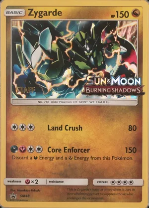 Zygarde Staff Prerelease PSA reference placeholder