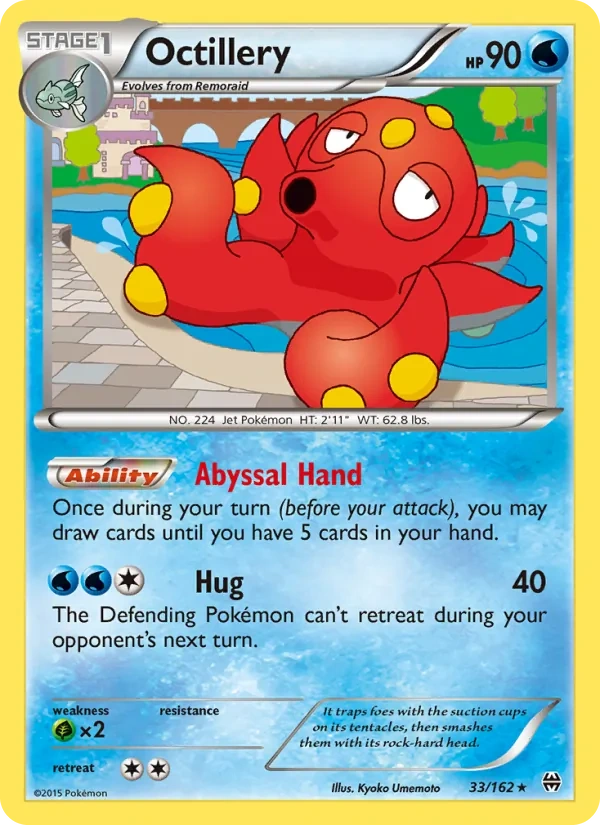 Octillery 033/162, BREAKthrough English Non Holo, card art reference